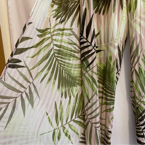 Vince Camuto Swim Cover-up Palazzo Pants; Green Multi pattern, Size XS - Picture 10 of 14